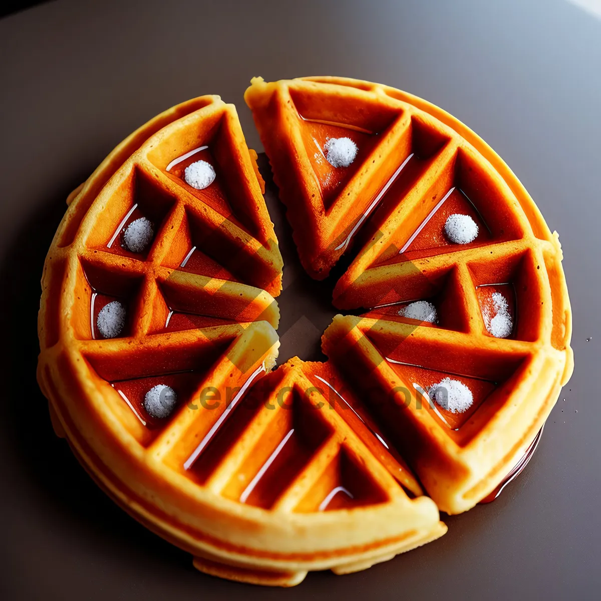 Picture of Spice-infused Bread Base on Coiled Trivet