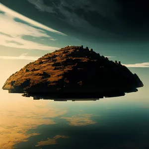 Serenity at Sunset: Majestic Coastal Landscape
