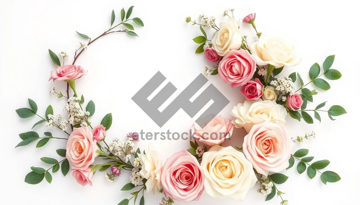 Picture of Romantic Pink Rose Bouquet for Valentine's Day Wedding