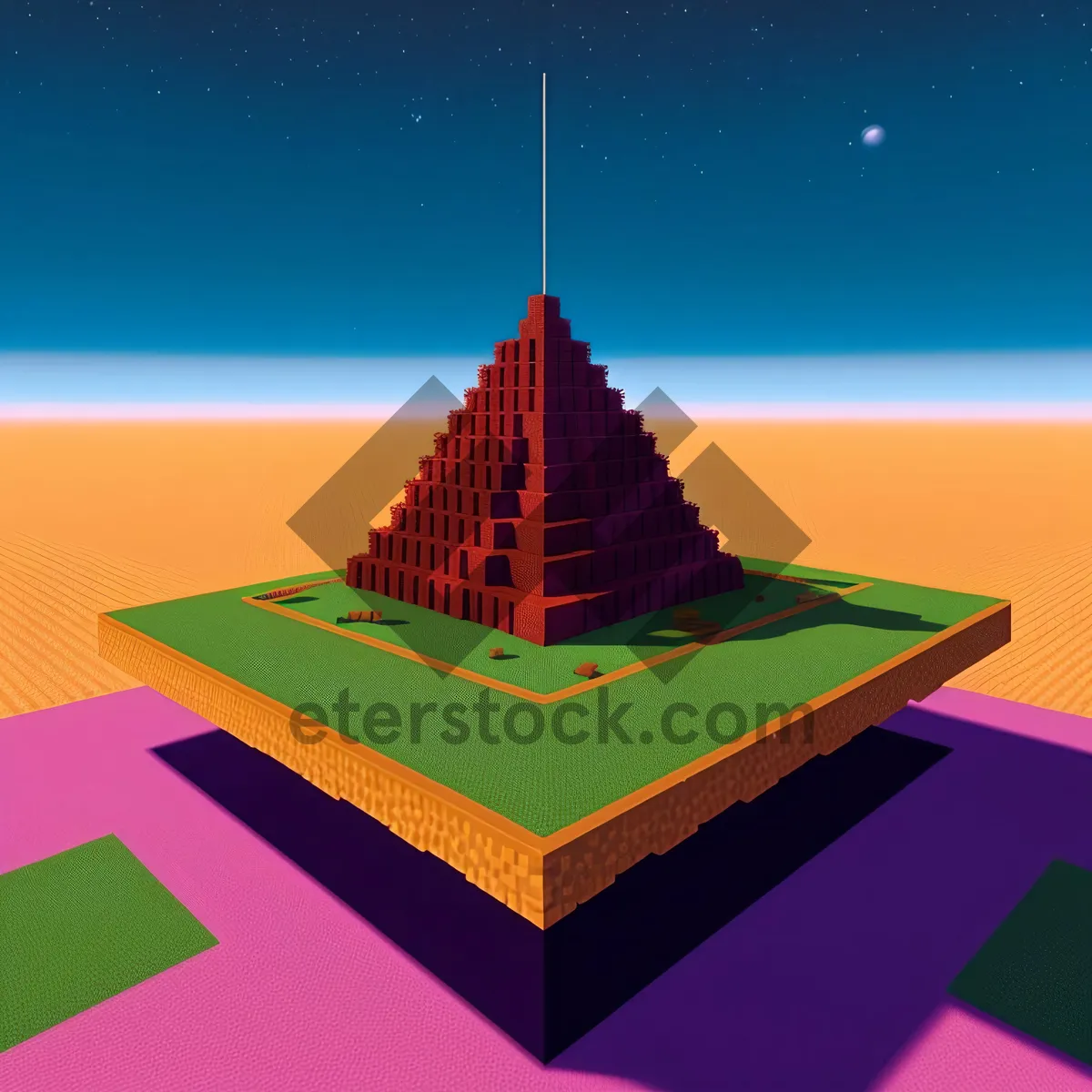 Picture of Symbolic Pyramid Design