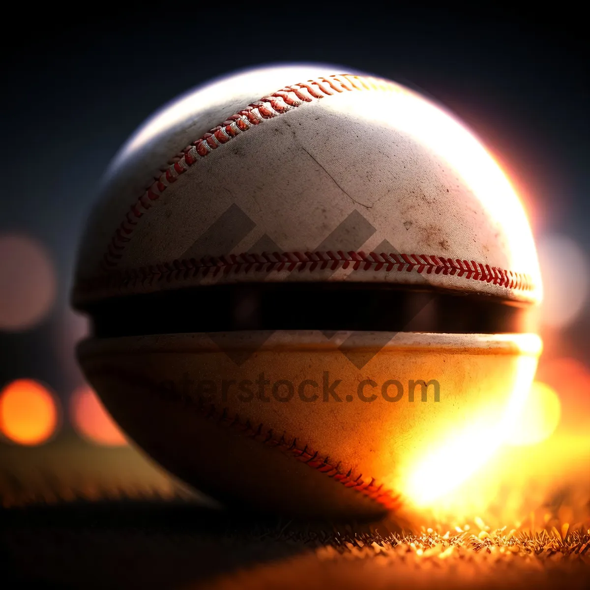 Picture of Baseball Stitched Ball Equipment - Game's Sport Icon