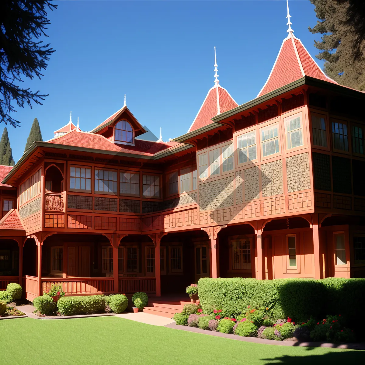 Picture of Stunning Residential Estate with Rooftop Tile