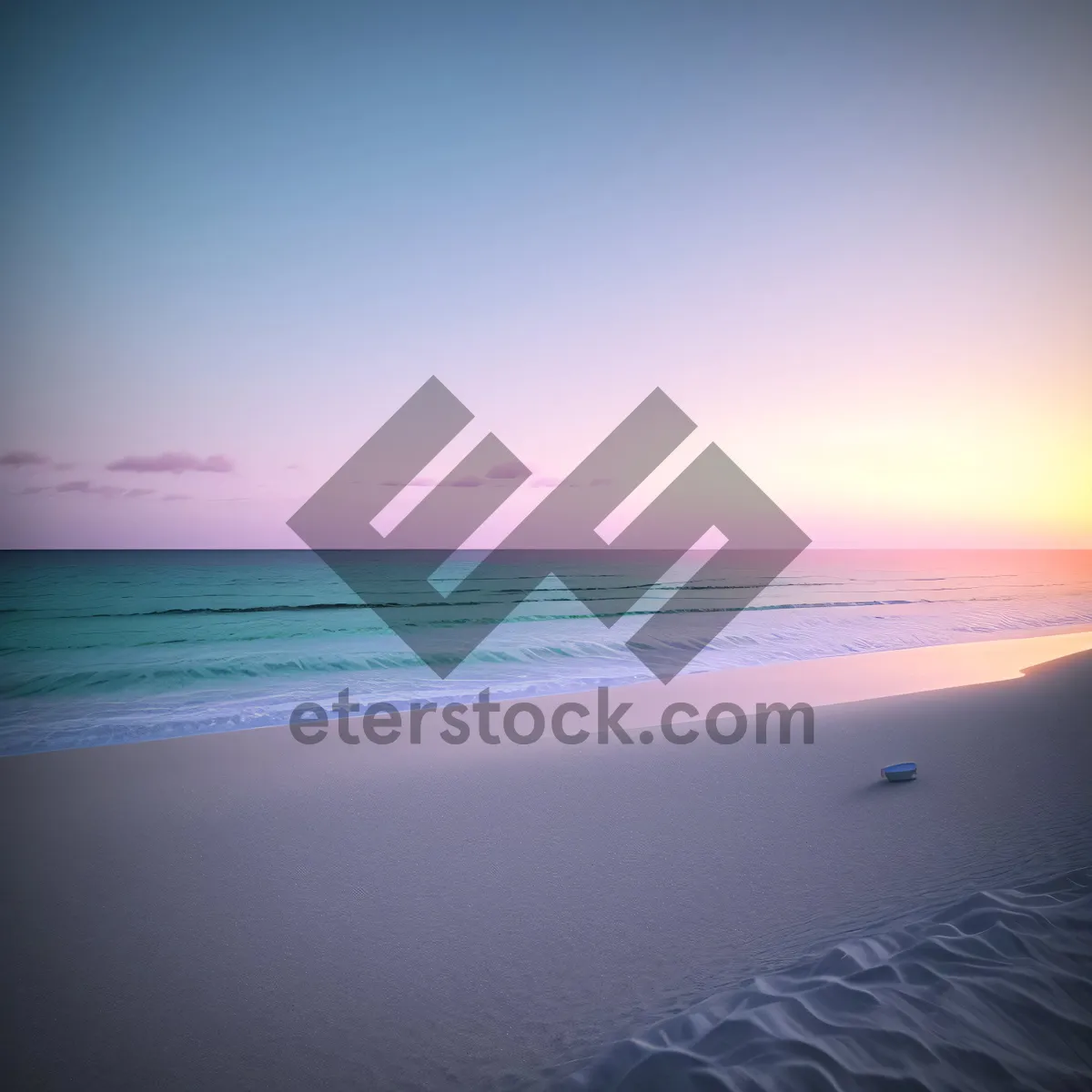 Picture of Sunset Beach: Tranquil Oasis Along Turquoise Waters