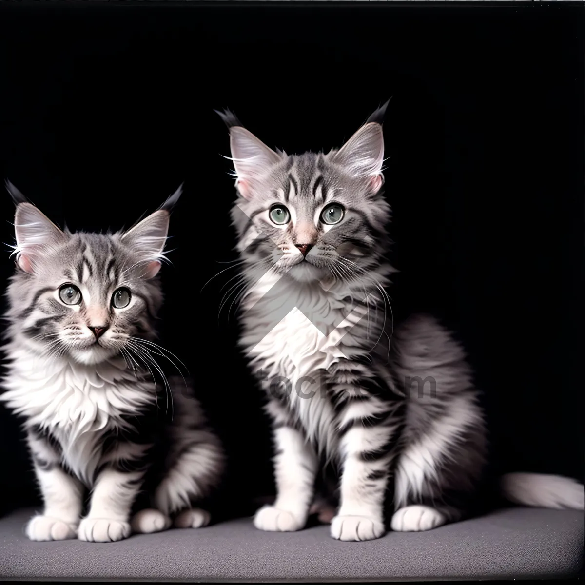 Picture of Adorable Tabby Kitten with Curious Whiskers