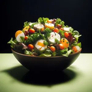 Fresh Vegetables and Fruit Salad