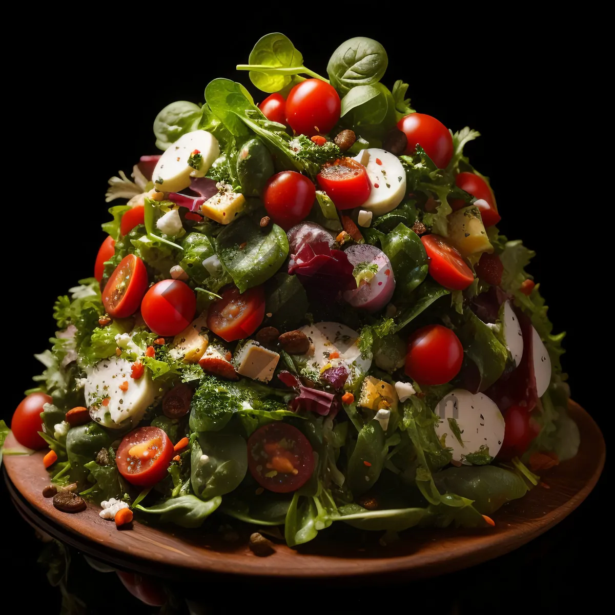 Picture of Fresh Vegetable Salad with Tasty Gourmet Ingredients