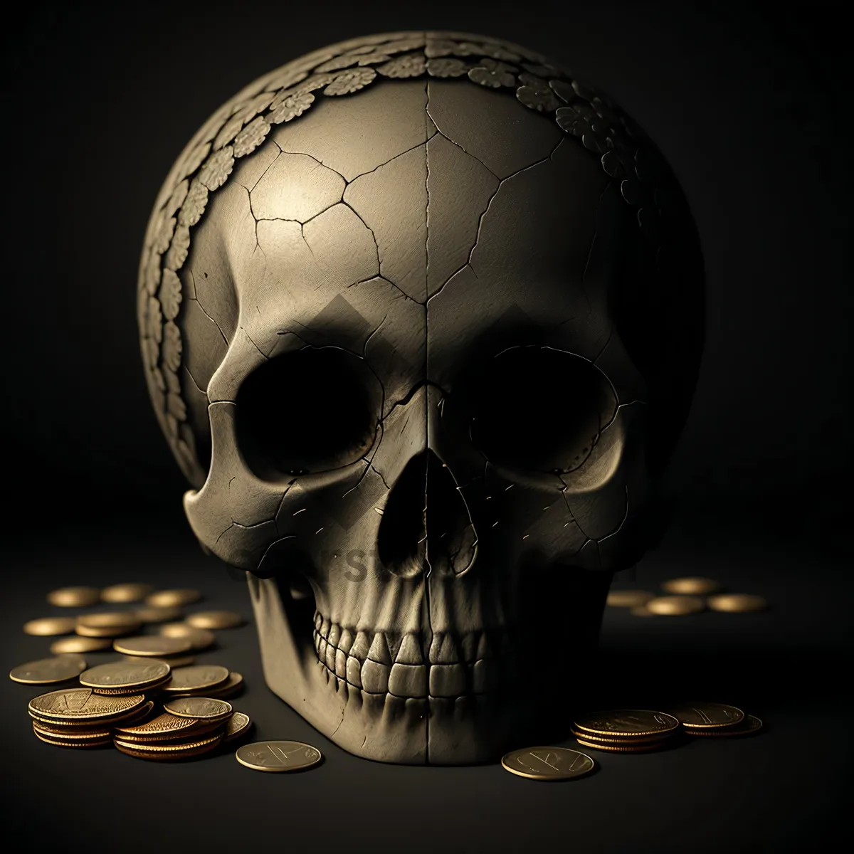 Picture of Sinister Skull - An Intriguing Symbol of Death and Horror