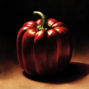 Fresh Vegetable Salad with Bell Pepper and Tomato