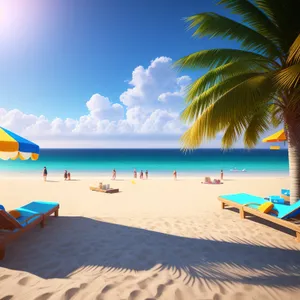 Paradise Beach: Tropical Resort Oasis