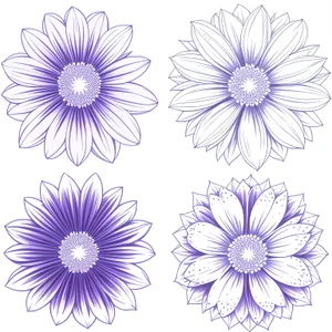 Lilac Lotus: Ornate Floral Design for Holiday Decor