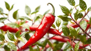 Colorful Fresh Peppers Closeup - Tasty Veggie Delight