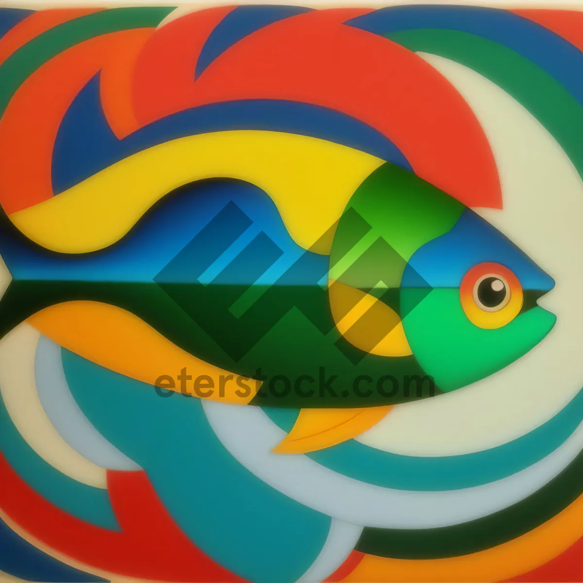 Picture of Graphic wave design symbol icon set