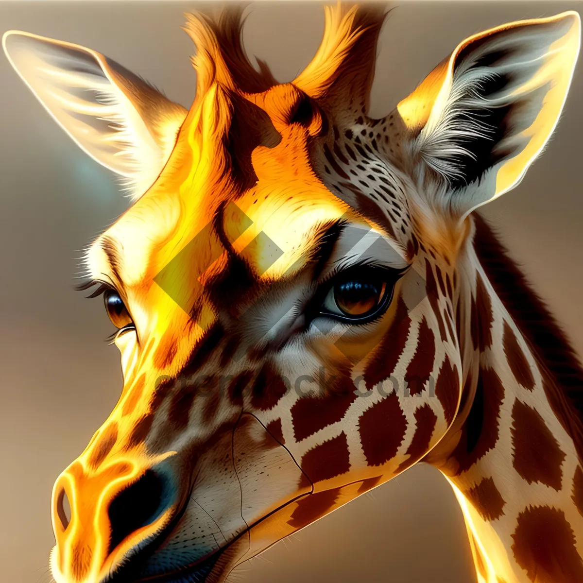 Picture of Wild Safari Ride - Giraffe Carousel