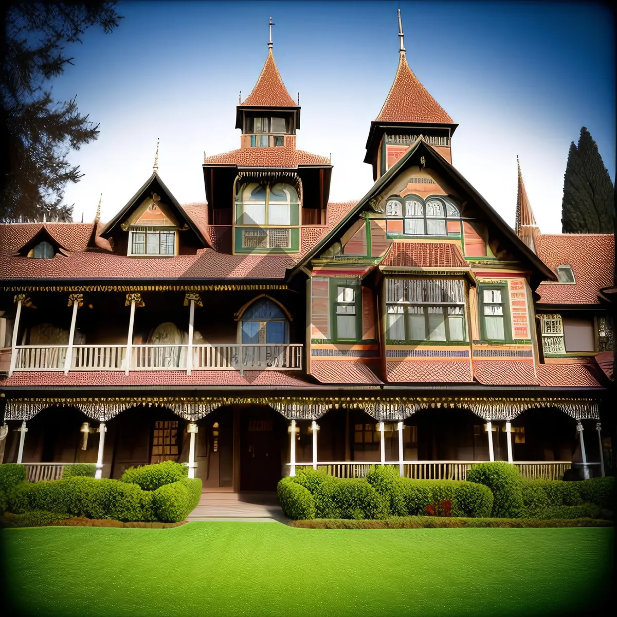 Picture of Historic Villa with Old-World Charm and Stunning Skyline View.