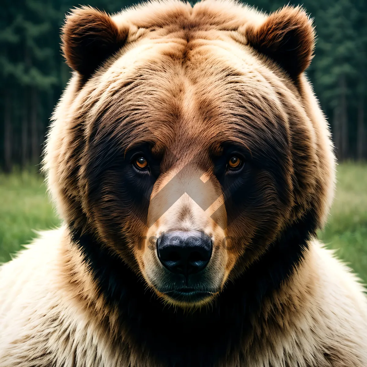 Picture of Cute Brown Bear - Majestic Wildlife Predator