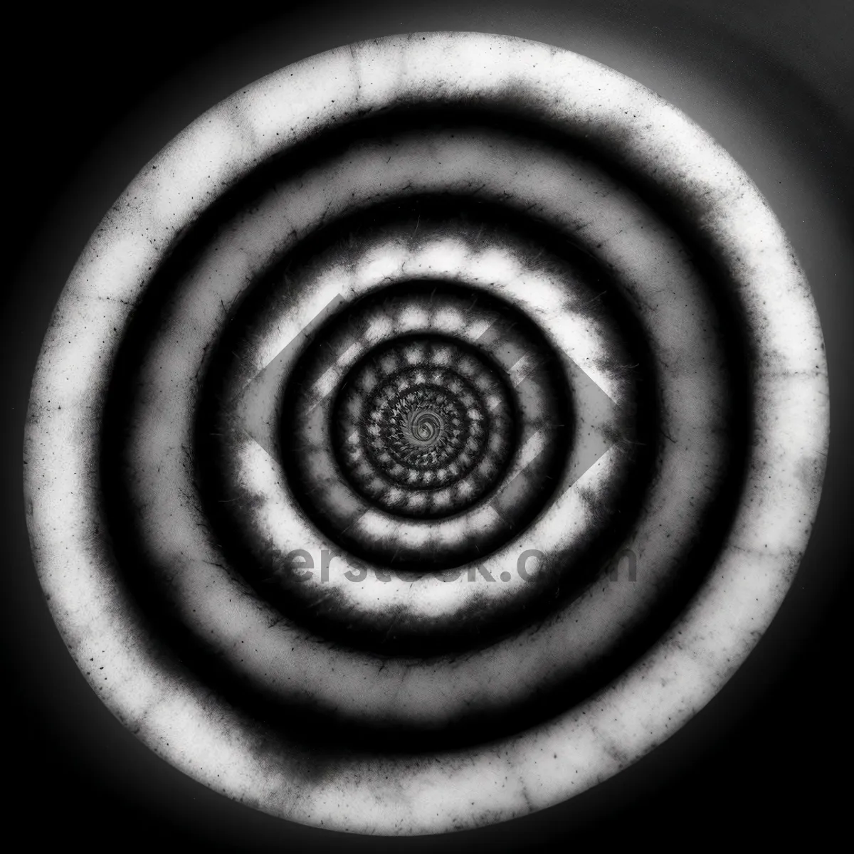 Picture of Iridescent Spiral Shell Design: A mesmerizing snail-like coil of light.