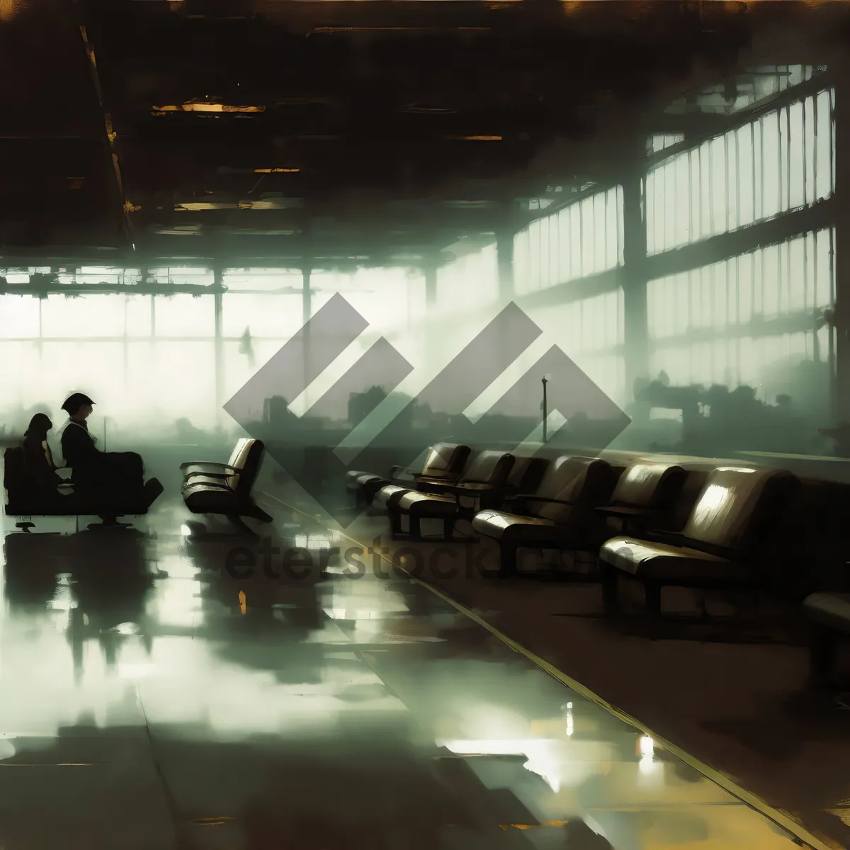 Picture of Modern Urban Classroom Interior