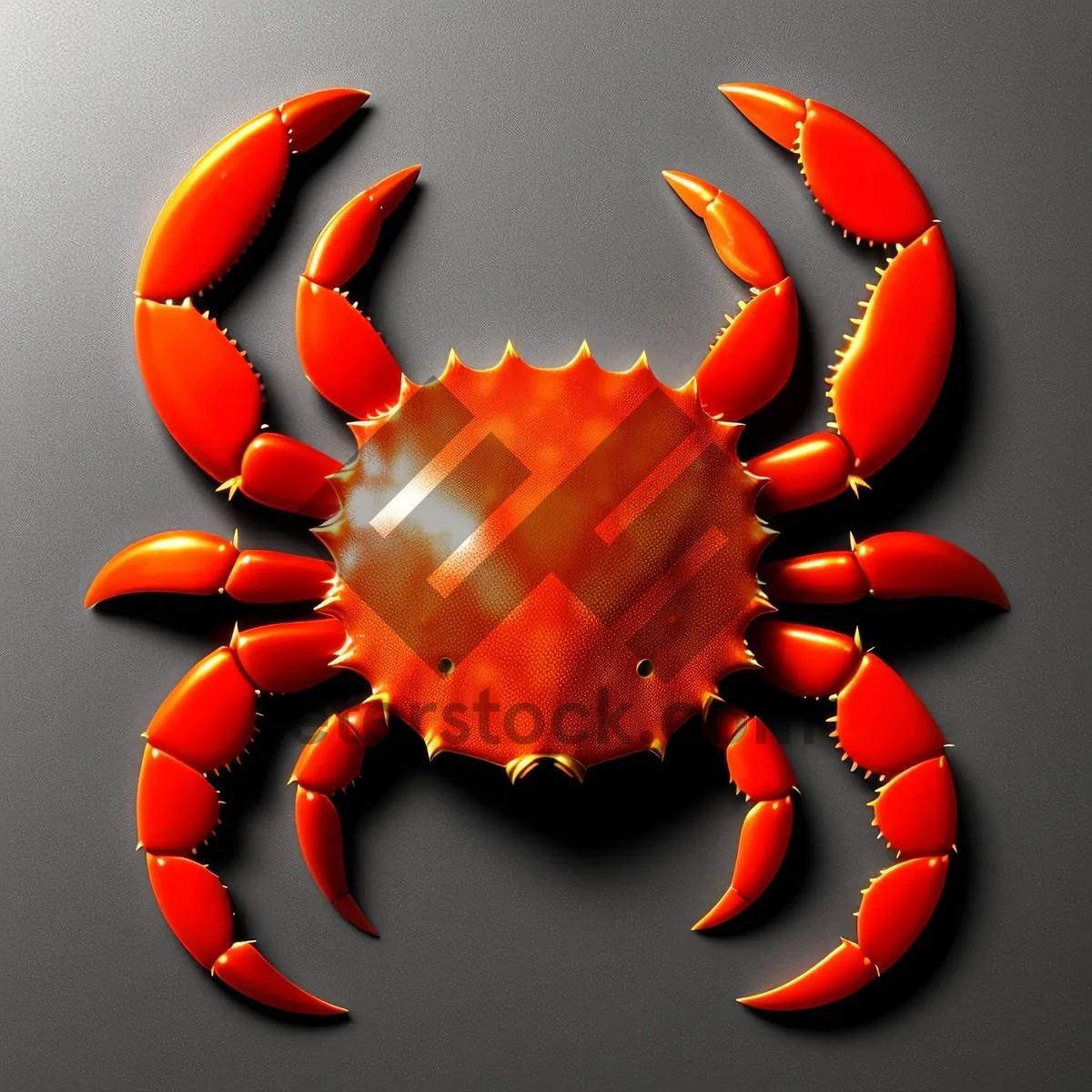 Picture of Small Red Crustacean Mite: A Vibrant Arthropod Invertebrate.