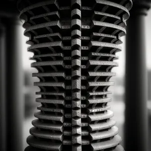 Structure with Coil Spring and Screw Thread