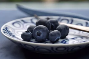 Fresh Blueberries Closeup - Healthy and Delicious Snack