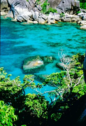 The colors and crystal clear water of the archipelago of the Similan Islands National Park, Thailand, Asia