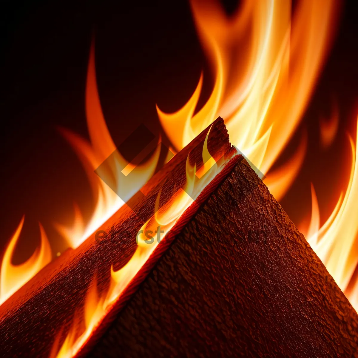 Picture of Inferno Blaze: Fiery Heat Embracing Darkness