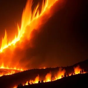 Fiery Inferno: A Blazing Bonfire Ignites the Flame
