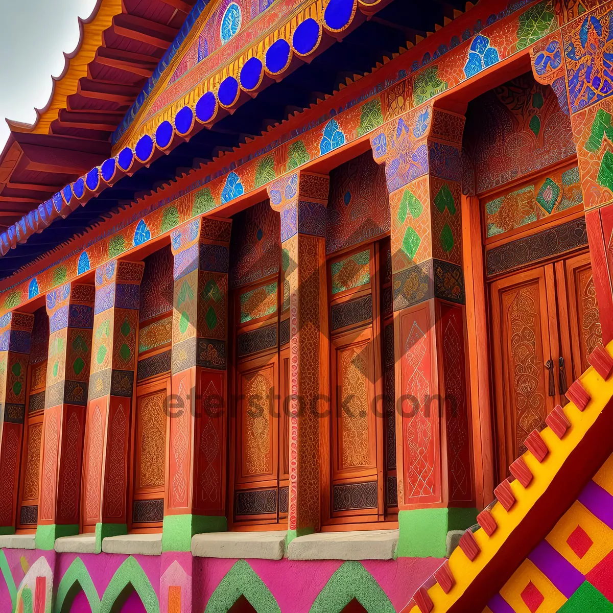 Picture of City Library in Old Architectural Structure