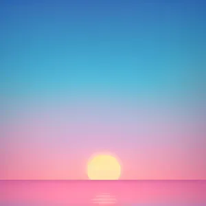 Bright Summer Sky with Sunlight and Clouds