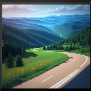 Serene Countryside Horizon with Lush Green Fields