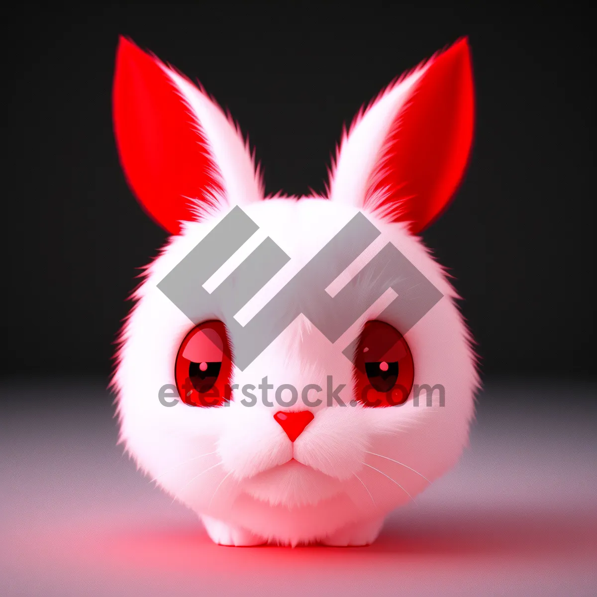 Picture of Cute Bunny Piggy Bank with Money