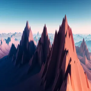 Futuristic Mountain Tent in Vibrant Fractal Design