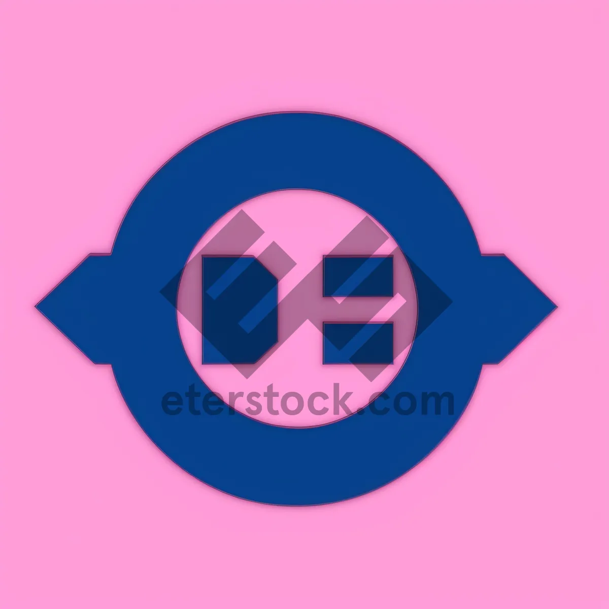 Picture of 3D Bank Symbol Icon Sign for Business