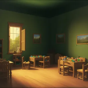 Modern luxury interior with elegant furniture and natural light