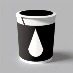 Coffee Mug Icon - 3D Freeze Container