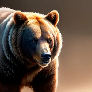 Majestic Brown Bear - The Wild Predator