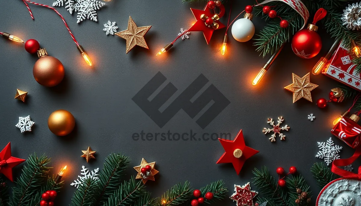 Picture of Snowflake Celebration Graphic Design Wallpaper