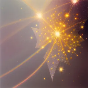 Night Sky: Celestial Glow and Shimmering Stars