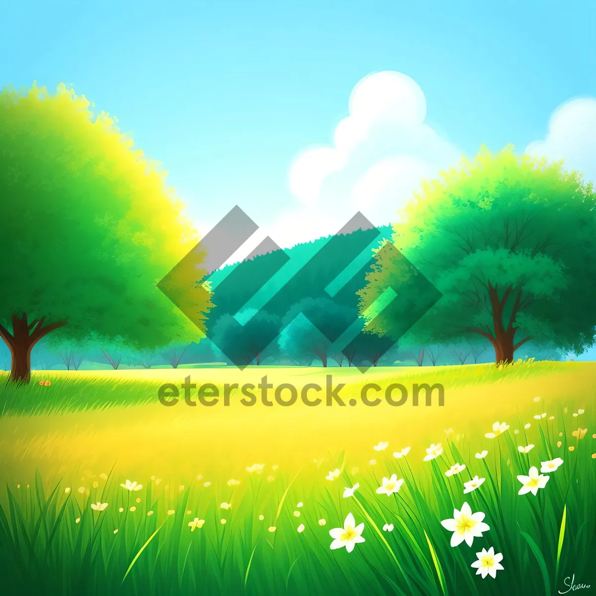 Picture of Journey Through Nature's Colorful Meadow