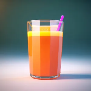 Zesty Citrus Juice in Refreshing Glass