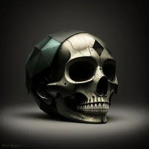 Pirate Skull Football Game Black Ball