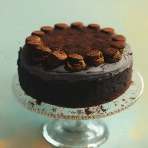 Delicious Chocolate Cake with Coffee