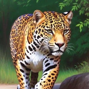 Wild Carnivore: Powerful Jaguar in Nature