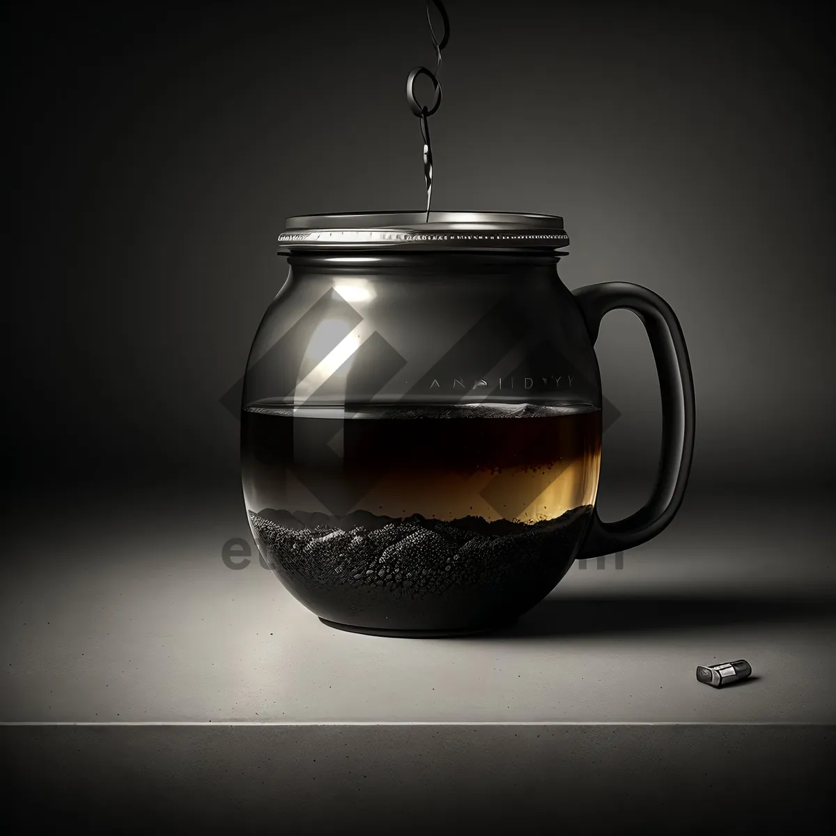 Picture of Teapot and Cup: A Traditional Beverage Duo.