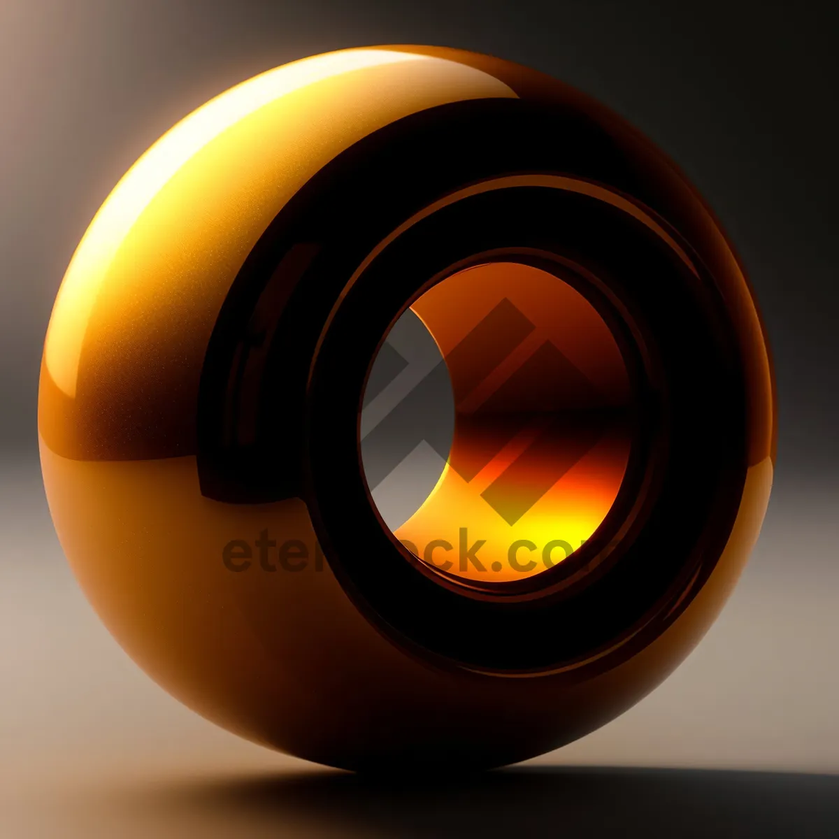 Picture of Shiny Orange Heat Button Icon - Web Design