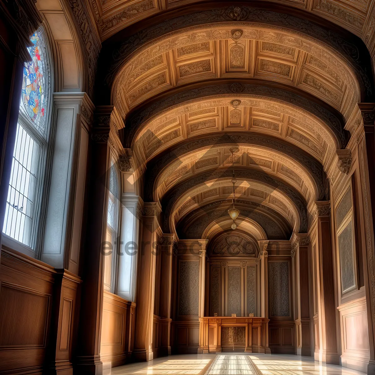 Picture of Timeless Majesty: The Iconic Cathedral's Arched Roof