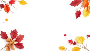 Floral Pink Maple Plant Pattern Wallpaper Design