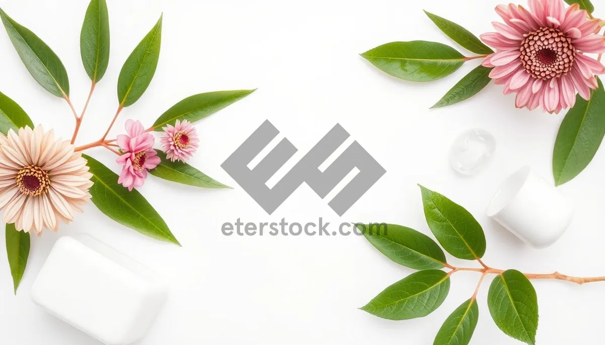 Picture of Organic floral tea tree plant branch growth