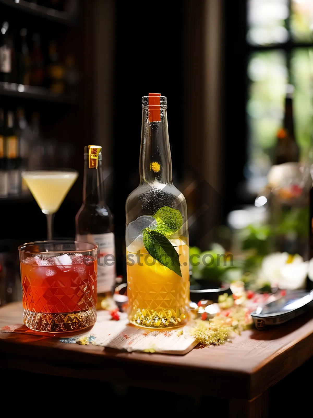 Picture of Vibrant Wineglass Cheers at Restaurant Party