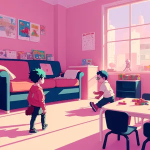 Modern Office Meeting Room with Professional Furniture